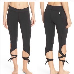 Free people tie up leggings